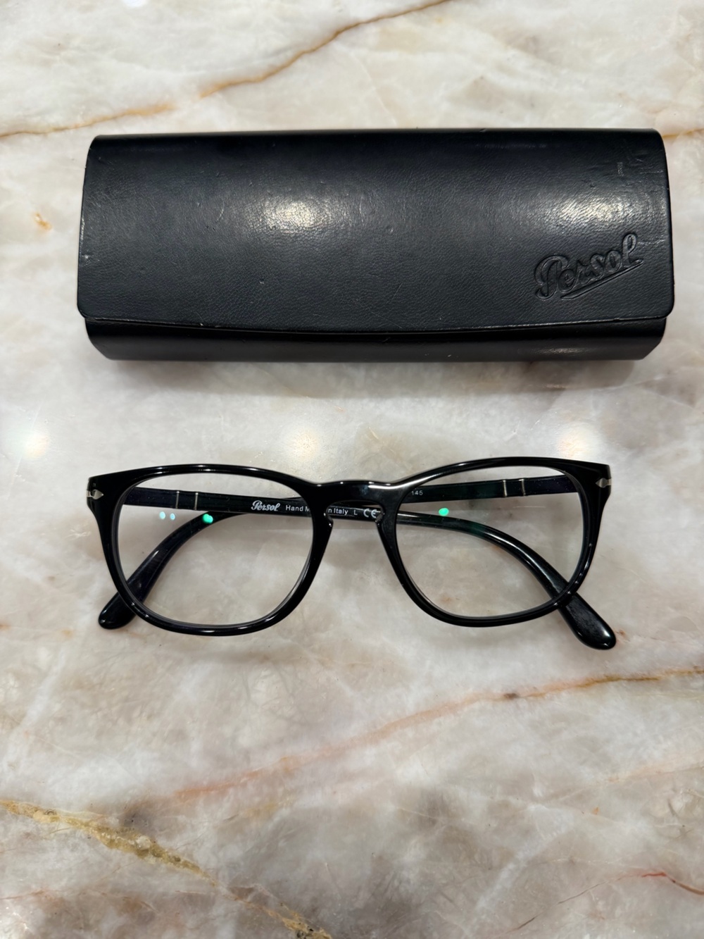Persol Brand Black Eyeglasses. Style 3121-V